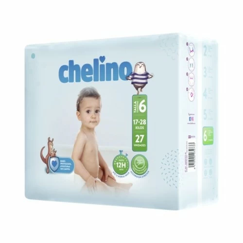 PAÑAL INFANTIL CHELINO FASHION & LOVE T- 5 (13 - 18 KG) 30 PAÑALES